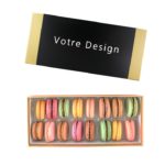 Coffret de 16 macarons personnalisé