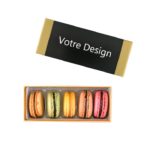 Coffret de 5 macarons personnalisé