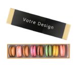 Coffret de 8 macarons personnalisé