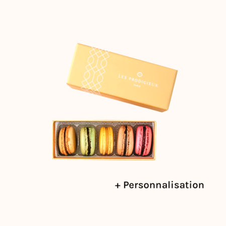 Coffret 5 macarons - sur mesure