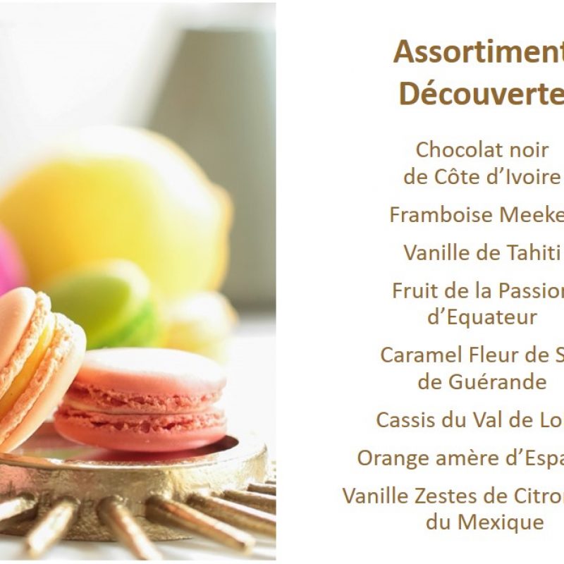 macarons saveurs Découverte