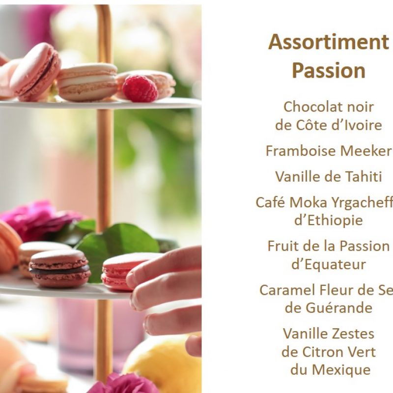 macarons saveurs Passion